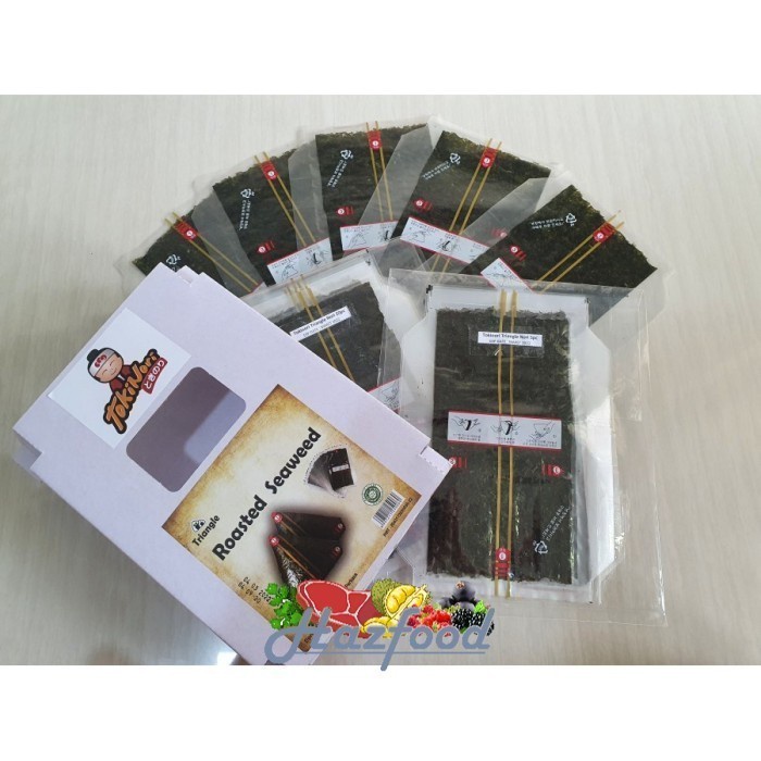 

Tokinori Triangle Onigiri Nori Wrapper- Roasted Seaweed 100 lembar