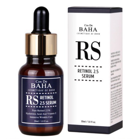 Cos De BAHA (RS) 30ml - Retinol 2.5% Facial Serum with Vitamin E