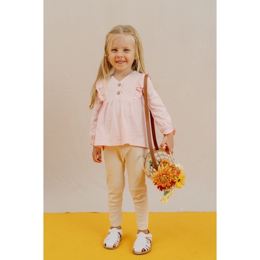 Bohopanna Yvonne &amp; Ara Long Top / Atasan Panjang Anak 1-10thn