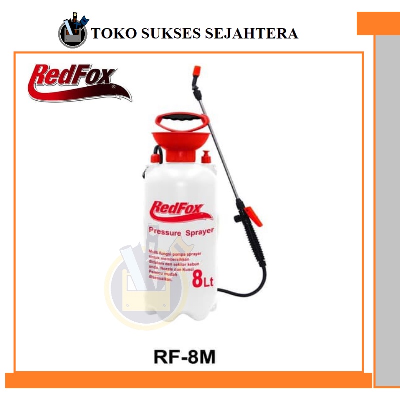 Redfox RF-8M Semprotan Hama Manual 8L  / Sprayer Disinfektan 8 Liter / Sprayer Tanaman Sayur Buah