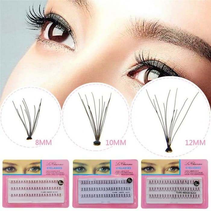 Bulu Mata Tanam 60pcs Eyelash Extension Individual False