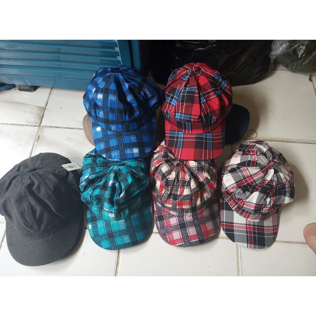 TOPI PET NEWSBOY/MARIO MOTIF PRIA WANITA