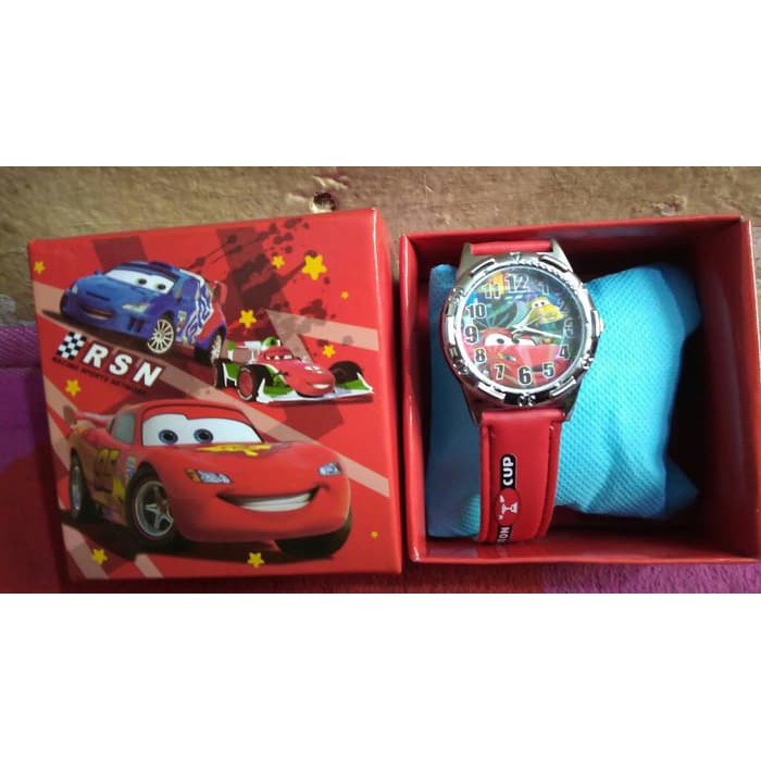 SALE    Jam Tangan Cars / Jam Tangan Mobil Cars / Jam tangan Disney