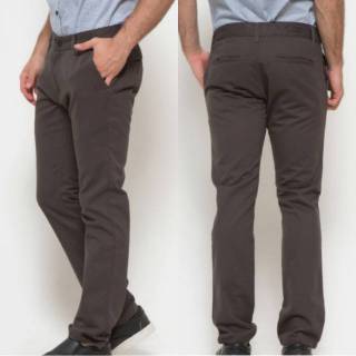  Details  Men s Chinos celana  panjang coklat Shopee Indonesia