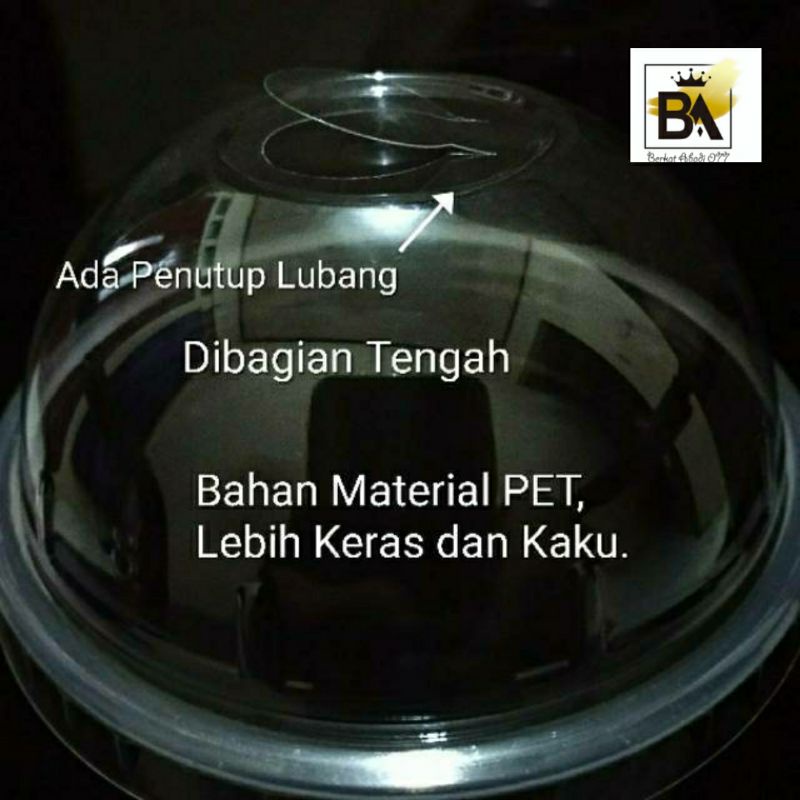 TUTUP CEMBUNG LID DOME TEBAL BAHAN PET 1roll 50 pcs