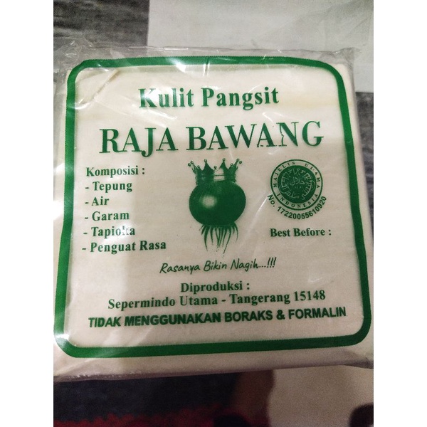 Kulit Pangsit Mentah Goreng 500gr