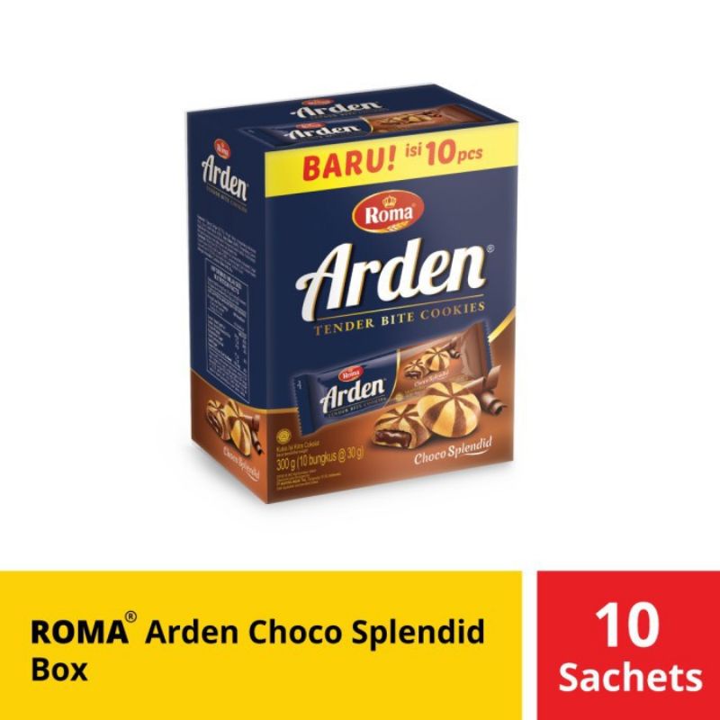 

BISKUIT ROMA ARDEN BY MAYORA - BOX ISI 10 SACHET