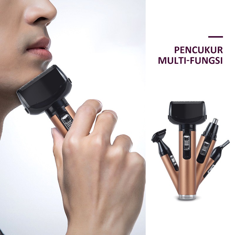 

Herbaay Mesin Cukur Clipper 4 in1 Alat cukur rambut charger