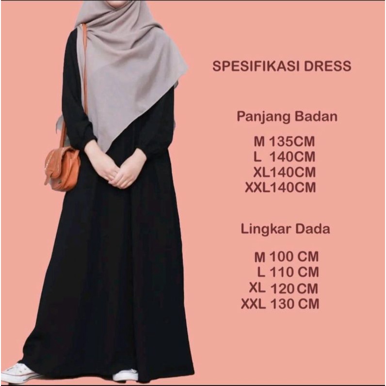 Azzahra Aliva Dress Gamis wanita hijab