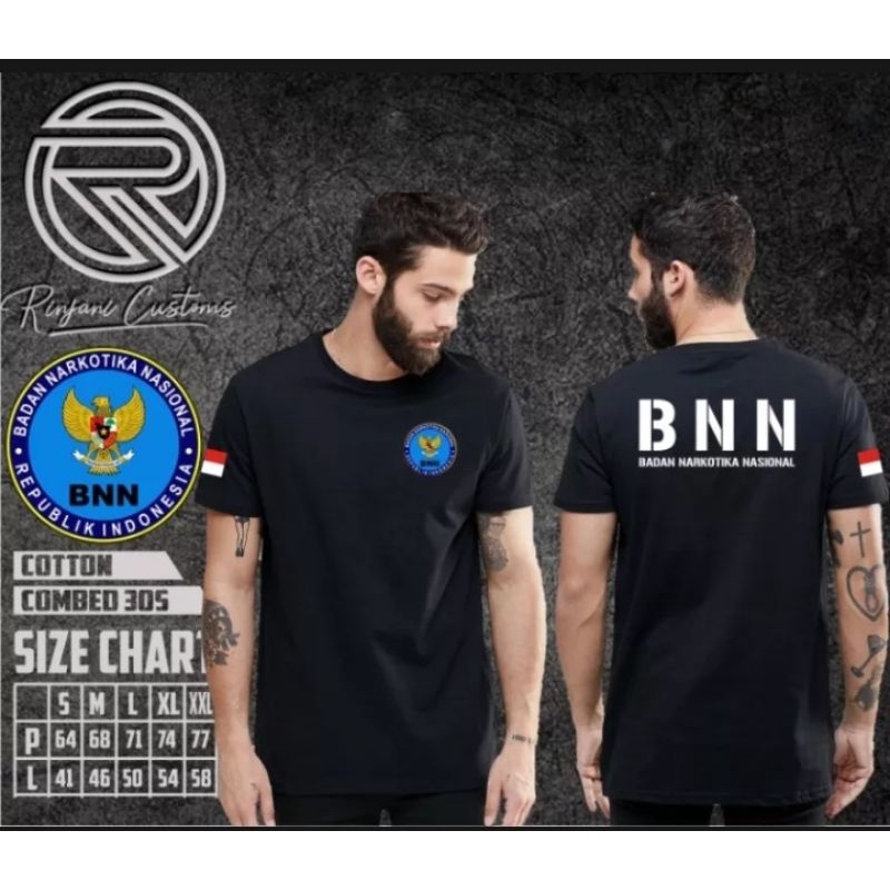 KAOS BNN-KAOS TANGAN PENDEK BNN-KAOS TANGAN PANJANG BNN GRATIS NAMA DAN MASKER
