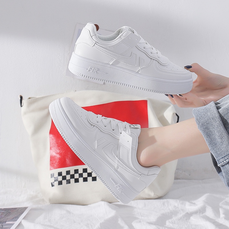 Beeyoo Sepatu Sneakers Wanita Shoes Fashion Korea Casual Wanita Warna Pastel WK116-8