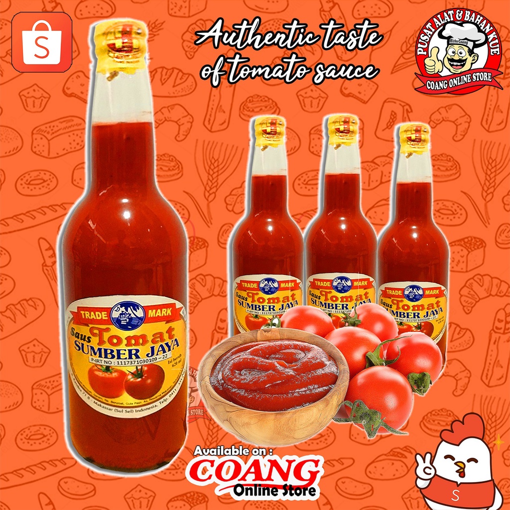 

SUMBER JAYA SAUS TOMAT BOTOL 600 ML - KHAS MAKASSAR - SAMBAL TOMAT