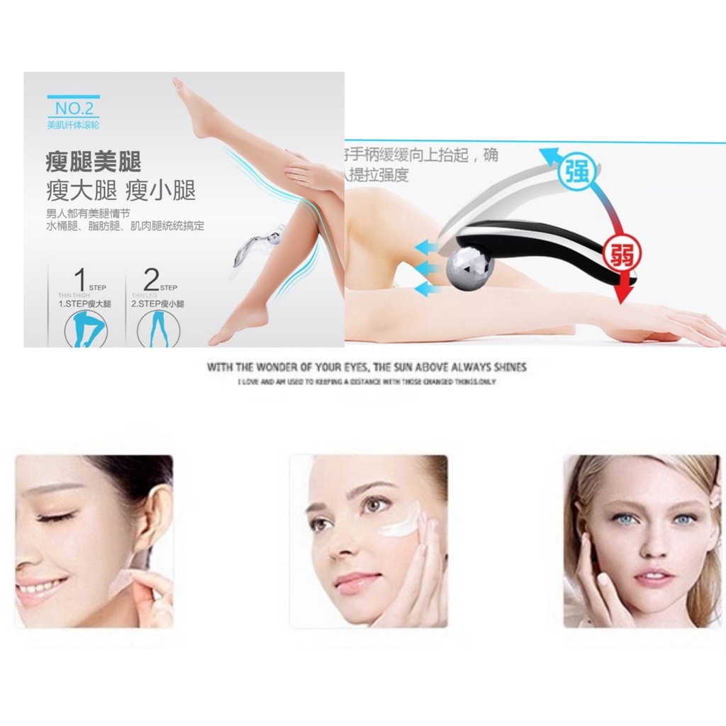 ALAT PIJAT WAJAH ROLLER 3D MASSAGER LA114B5 FACIAL TIRUS PENGENCANG MUKA BADAN PAHA TUBUH RELAKSASI MASSAGE TERAPI FACE LIFT