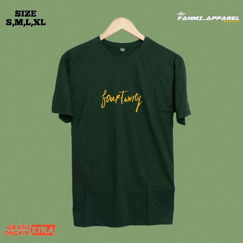 Kaos Pria Dewasa Fourtwnty Terbaru Murah/Kaos Ari Lesmana premium