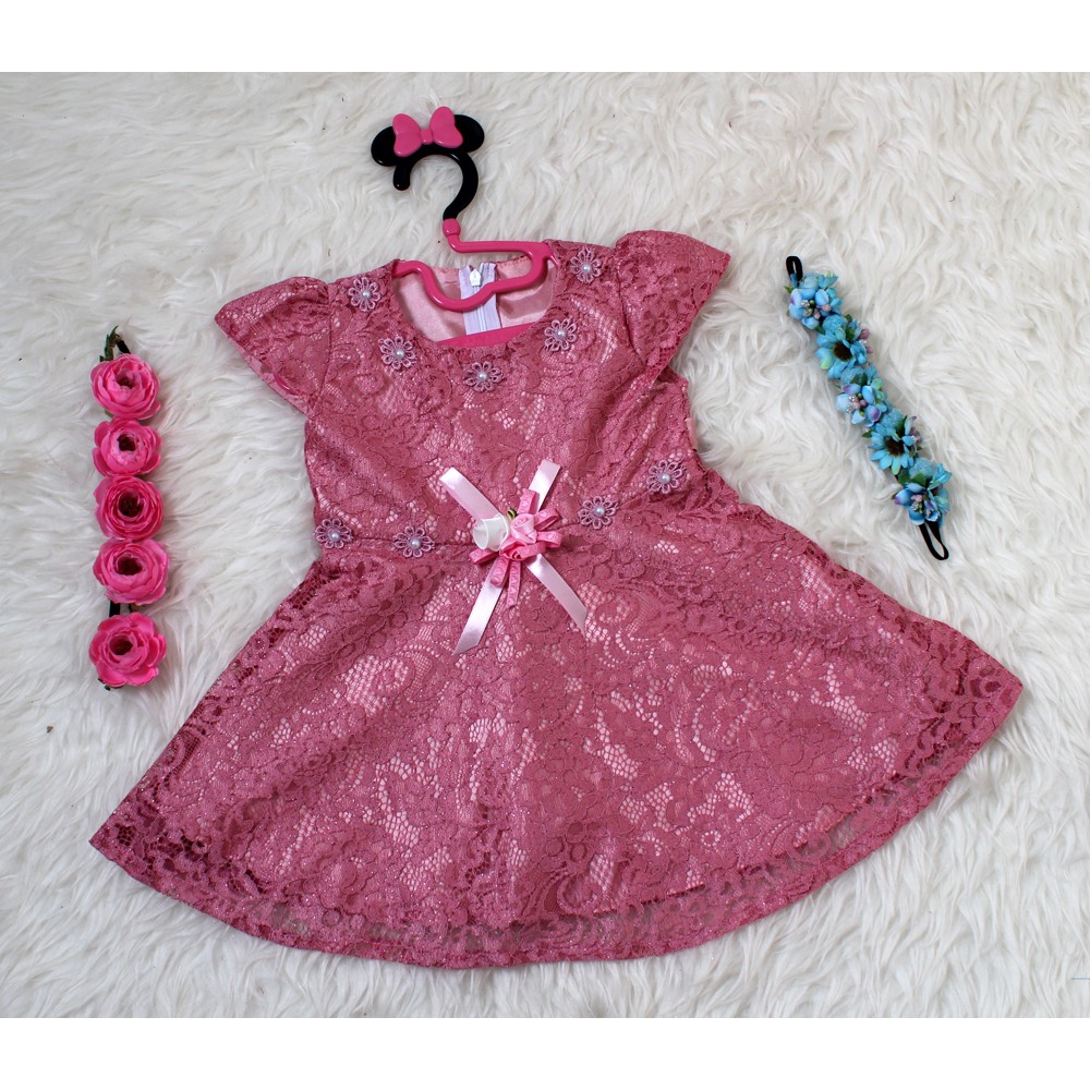 Dress Kids Duma/Kebaya Anak Motif Bunga/Baju Dress Import Terbaru/Cantik/Baju Bayi Pesta