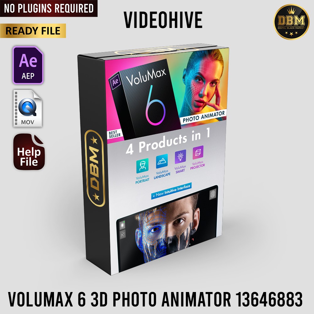VoluMax 6 3D Photo Animator After Effects Project Files