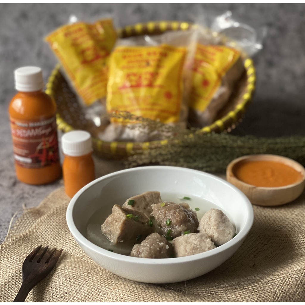 

Nyuk Nyang Makassar ( Bete Bete ) Halal 100% Daging Sapi Frozen Nyuknyang Bakso Makassar NyukNyang