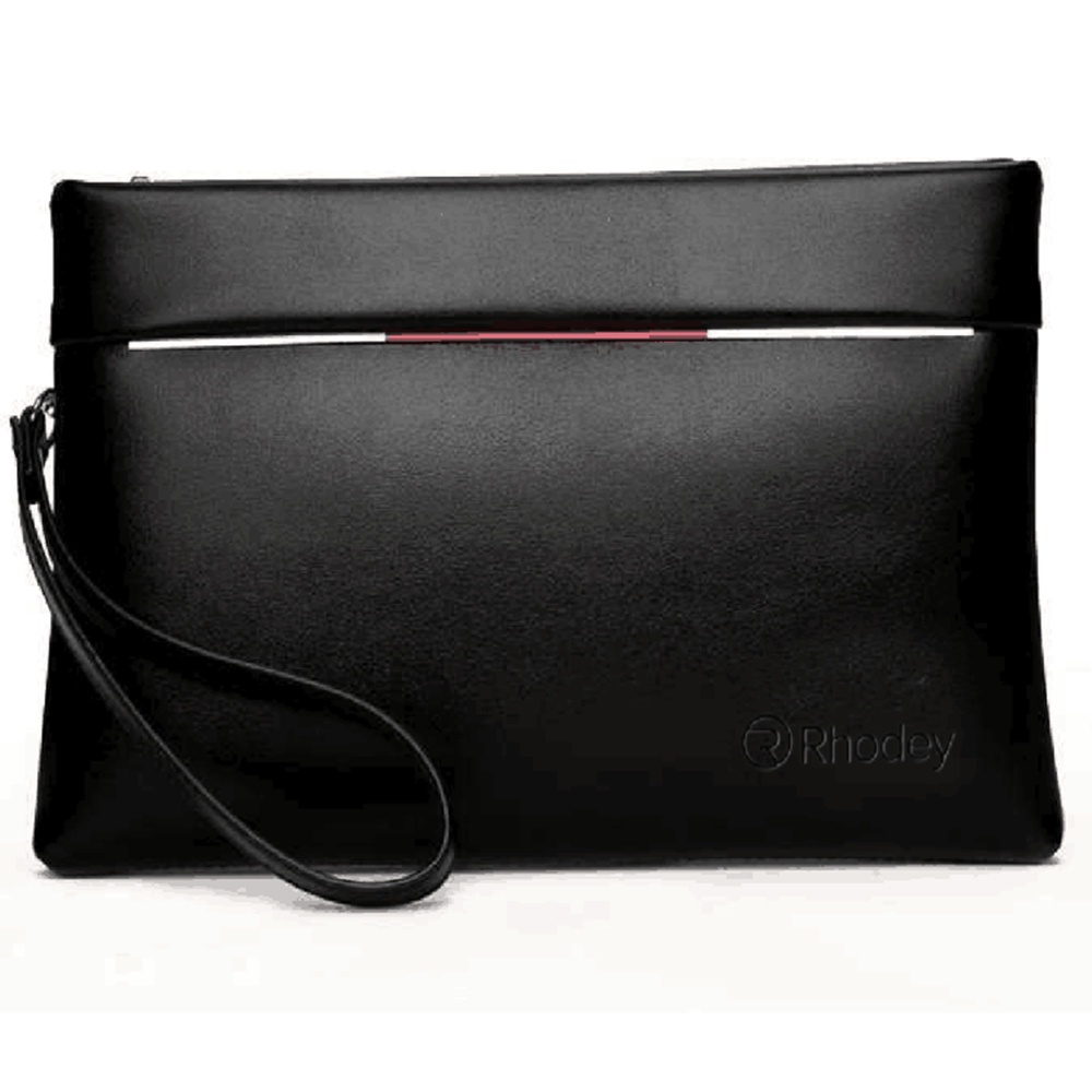 Rhodey Tas Genggam Dompet Kulit Clutch Bag Size Small - HB-005 HITAM