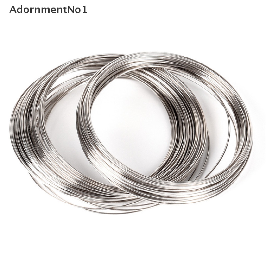 (AdornmentNo1) 100pcs / Set Kawat Stainless Steel Untuk Membuat Perhiasan Gelang