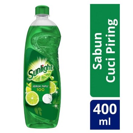 Sabun Cuci Piring Sunlight Jeruk Nipis 400Ml Botol