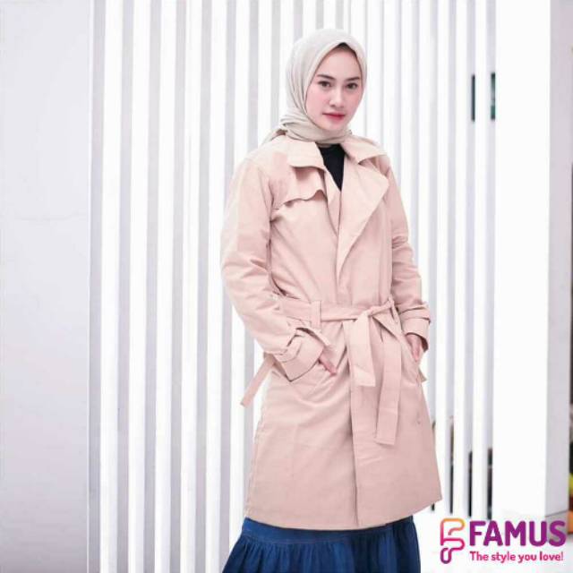 Blazer Muslimah Hijaber / Long Cardi / Jaket Jaz Blazer Wanita