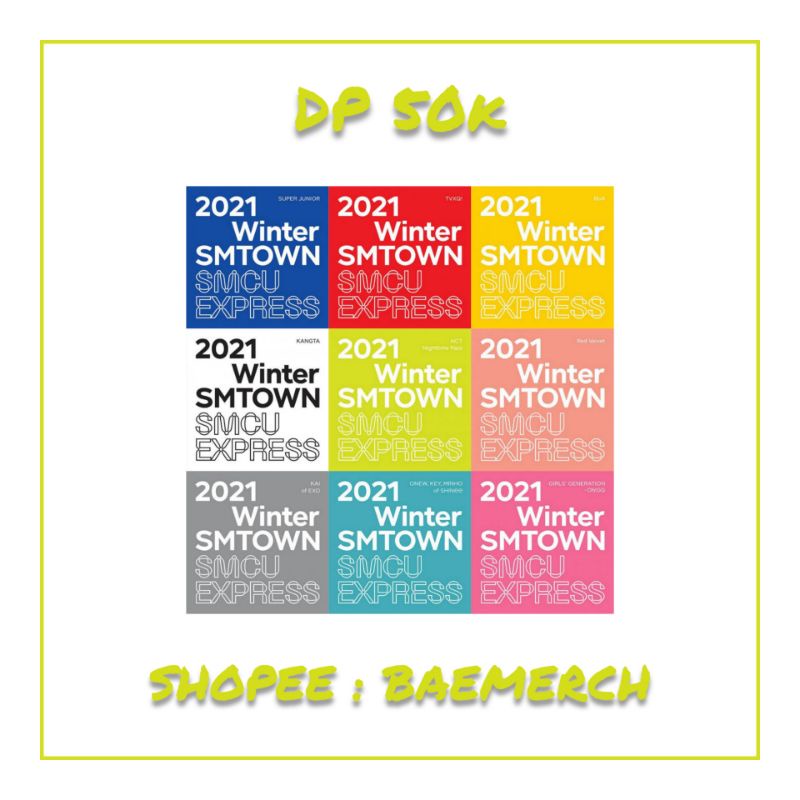 [READY STOCK] 2021 WINTER SMTOWN: SMCU EXPRESS