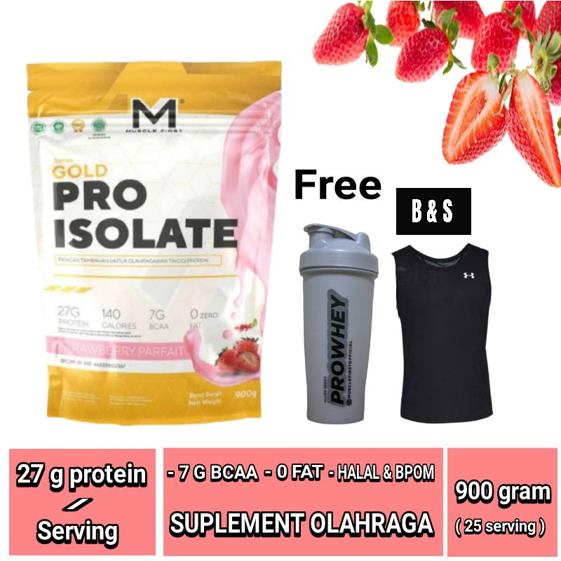 M1 Muscle First Pro isolate Musclefirst Pro isolate whey protein isolate 27 gram