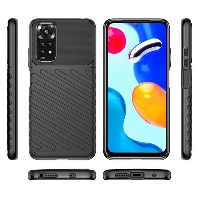 REDMI NOTE 11 PRO 4G 5G / REDMI NOTE 11 SOFTCASE RUGGED ARMOR THUNDER SOFT CASE SILICONE - REDMI NOTE 11