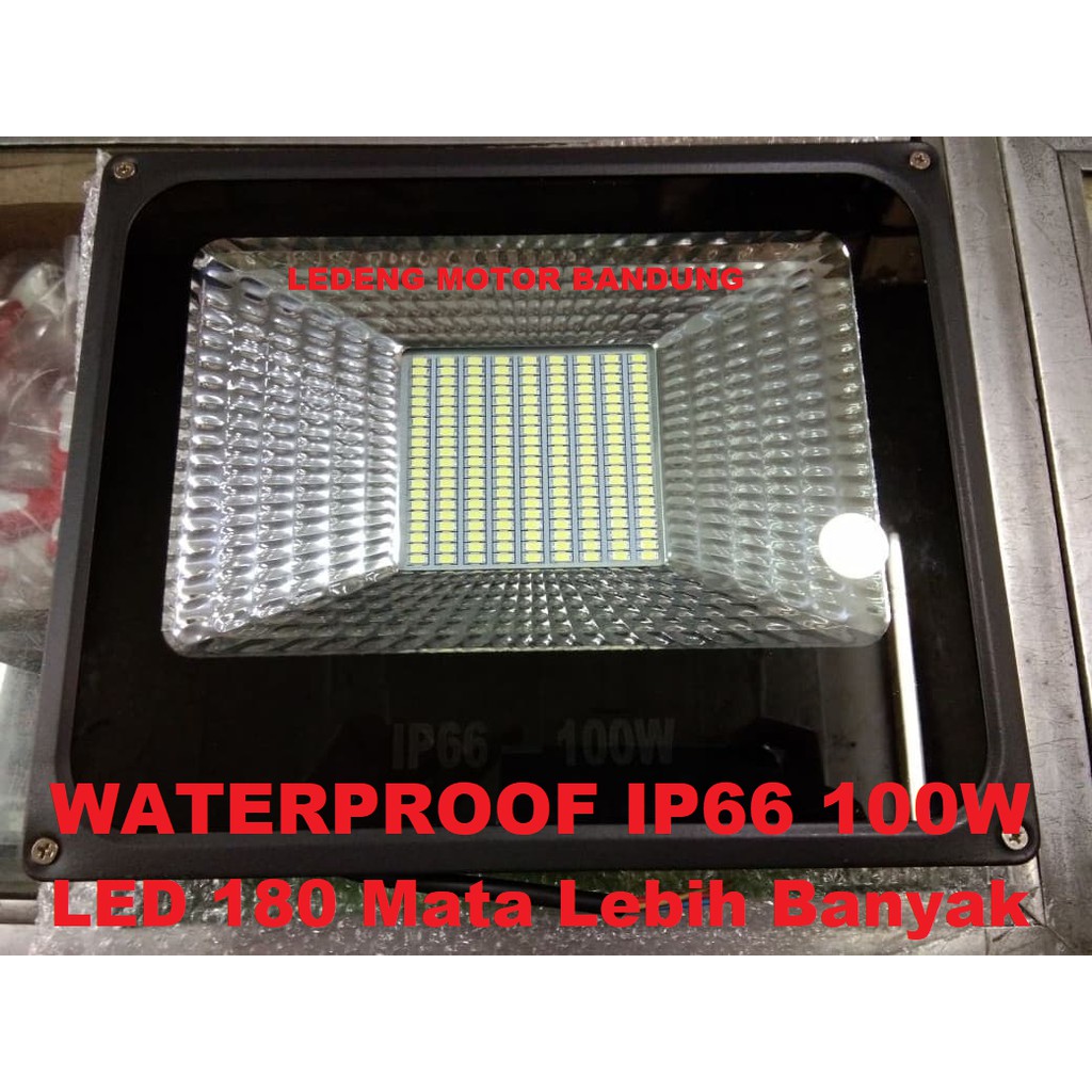 FLOODLIGHT Lampu Sorot LED 100 Watt 180 Mata Outdoor Tembak Panggung