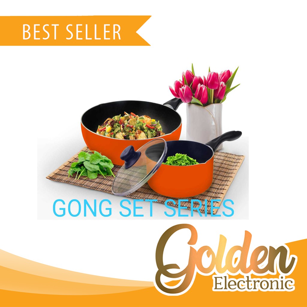 KIRIN GONG SET FRYPAN 2IN1 MURAH SURABAYA