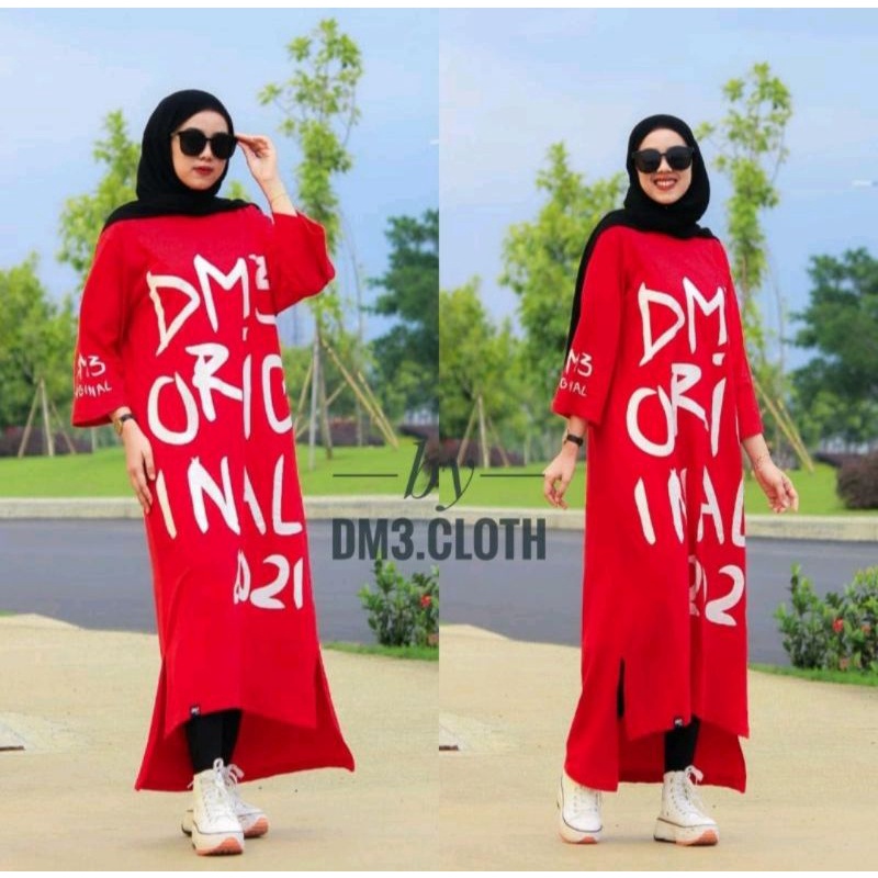 Long Tunik Import Kekinian 2022 Baju Wanita Laris Pakaian Wanita