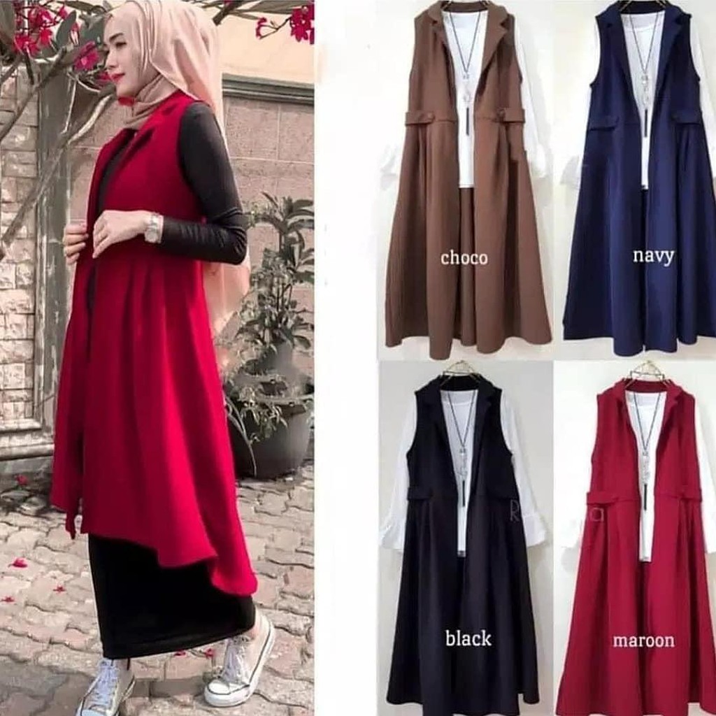 CUCI GUDANG DELIYA LONG CARDY Matt Moscrepe Cardi Baju Kerja Modern Baju Outher Baju Luaran Muslimah DRES 2022