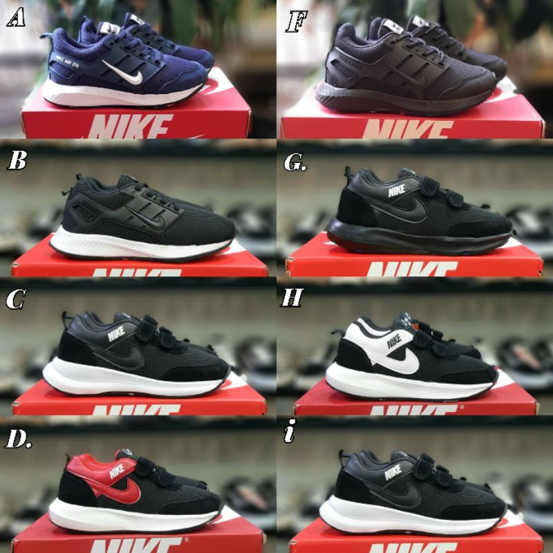 SEPATU ANAK LAKI-LAKI PEREMPUAN NIKE TABUNG PEREKAT SIZE 33-37