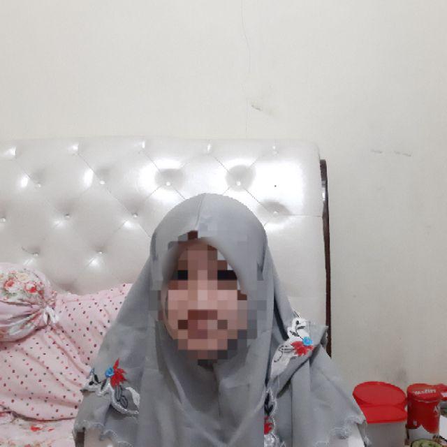 Gamis Syari Anggun / Moscrepe Kombinasi Batik Prada / Gamis Syari Cantik / Ukuran Xl /sleting Busui