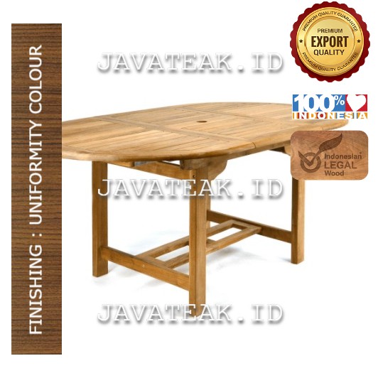 Meja Makan Lipat Jati Jepara GL05520