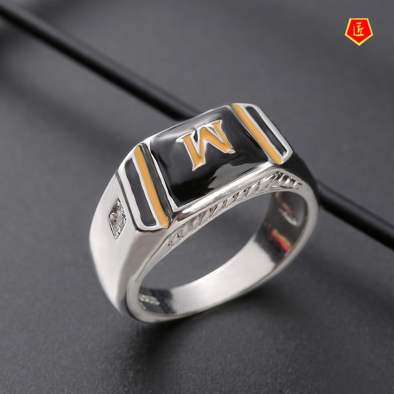 [Ready Stock]Simple Domineering Classic Men's Ring