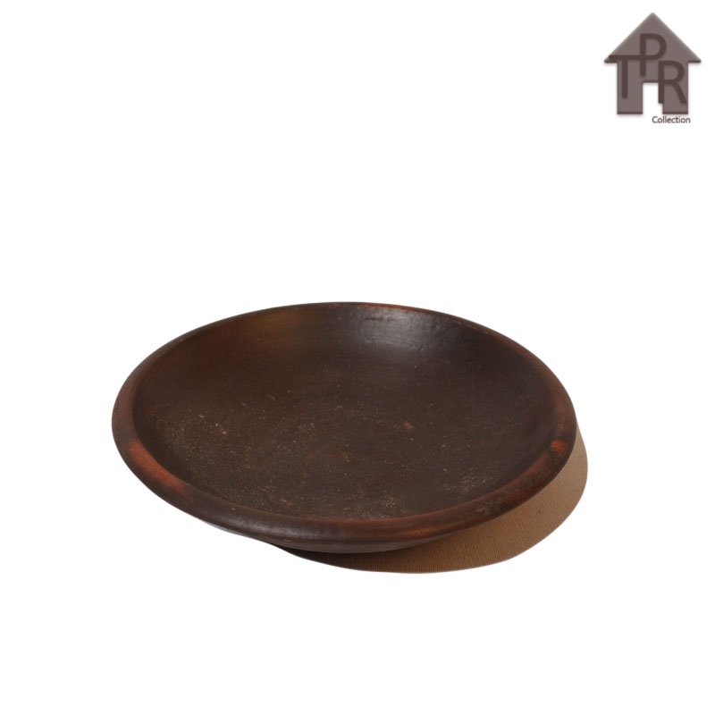 Gerabah - Cobek / Piring Tanah Liat Natural - D18