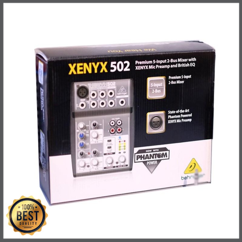 Mishad Shop -  MIXER BEHRINGER XENYX 502 MIXER MUSIK AUDIO GU-5117-1674