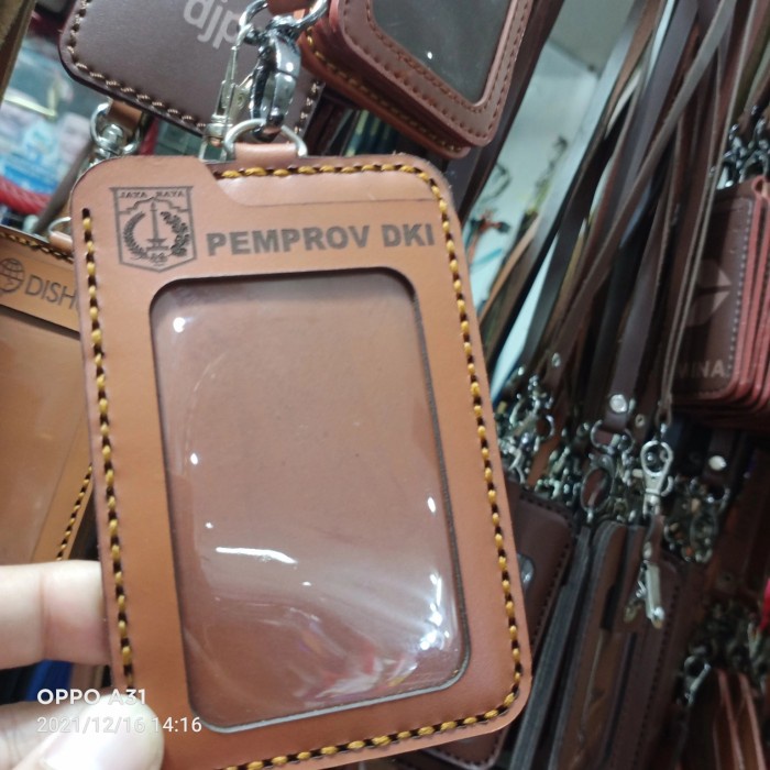 

Update Kalung Tali Id Card Kulit Asli Pemprov Dki Berkualitas