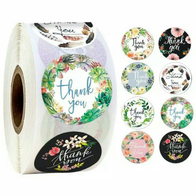 

Stiker label Thank You lucu Ex01 utk hiasan paket/bingkisan/souvenir/pesta/serbaguna