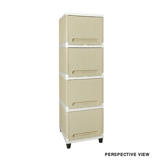 Lemari PLastik Club PIntu Sliding Susun 4