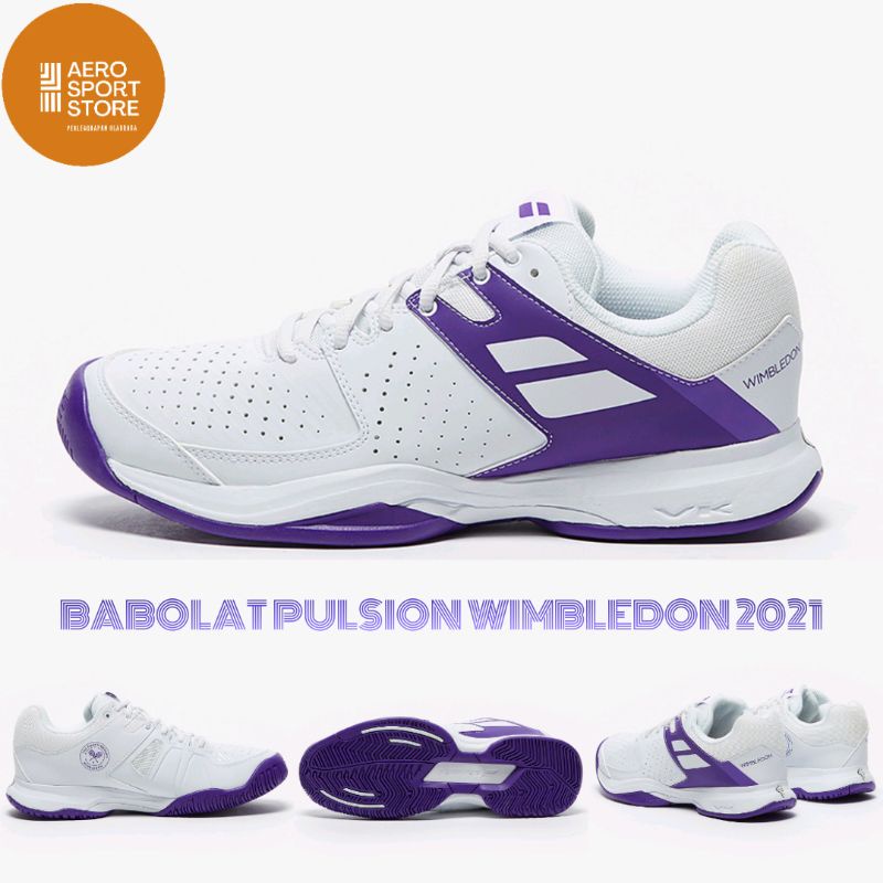 [ SEPATU TENIS LAPANGAN BABOLAT PULSION WIMBLEDON 2021 ]