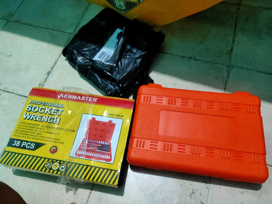 Kunci Sok Set Kenmaster 38 Pcs Wrench / Kunci Shock