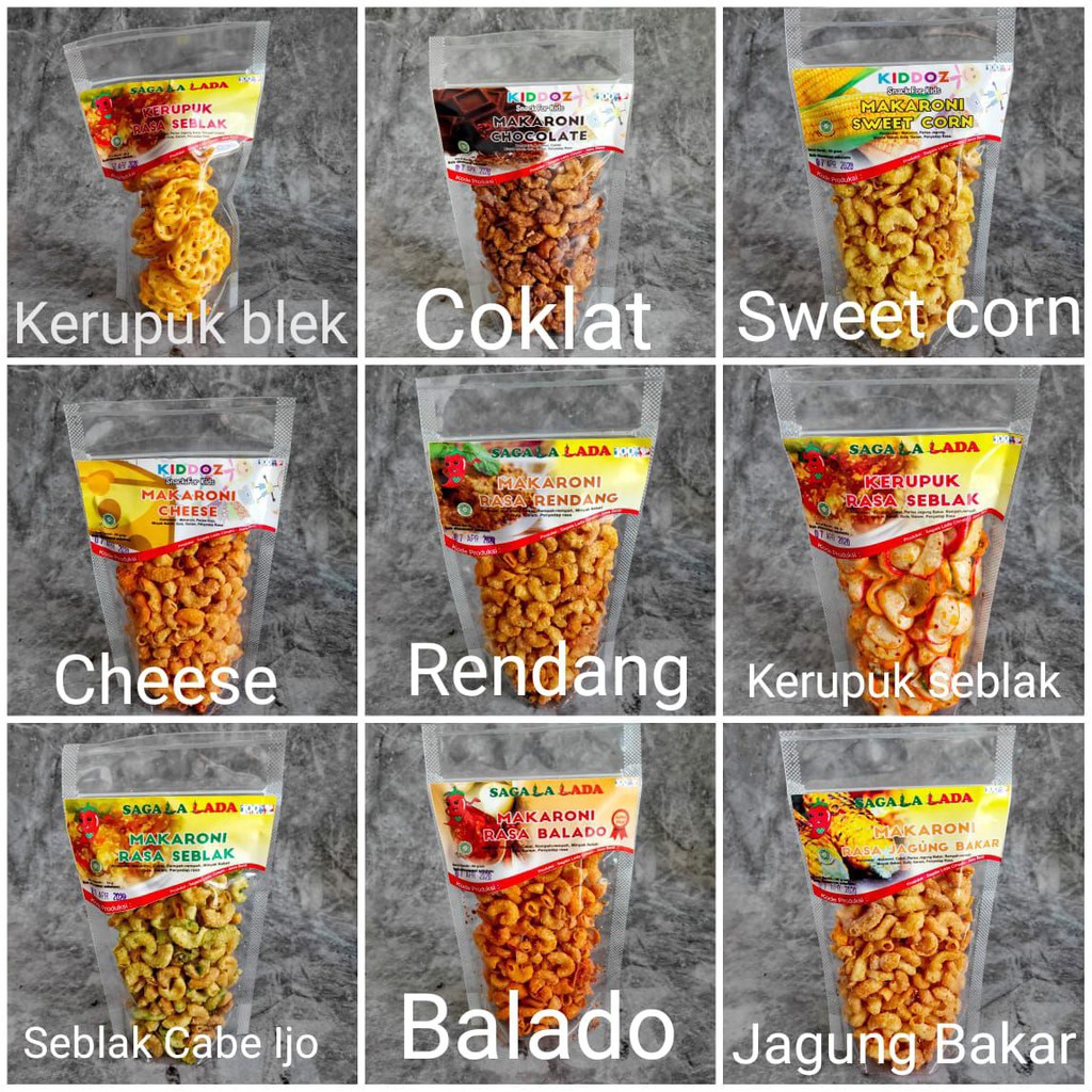 

Makaroni dan Kerupuk Sagala Lada 60 gram