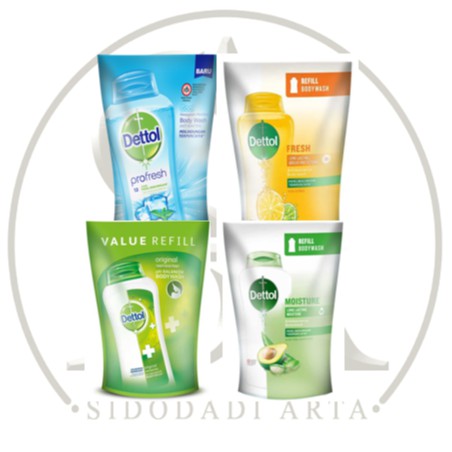 Dettol Sabun Mandi Cair 410G Isi Ulang