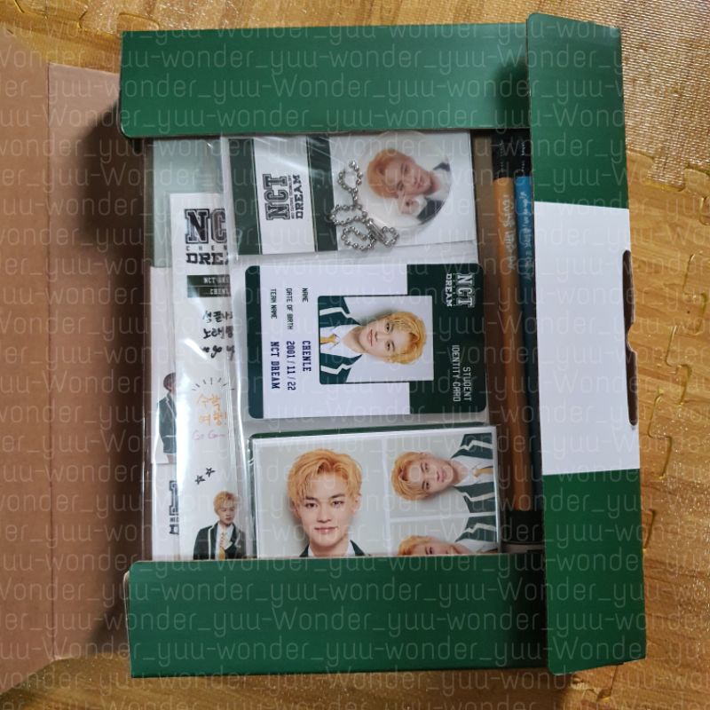 BACK TO SCHOOL KIT NCT DREAM CHENLE FULLSET UNSEALED