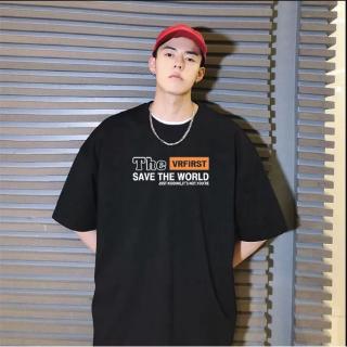 Spot Kaos  T Shirt Lengan Pendek Round Neck Oversize  Print 