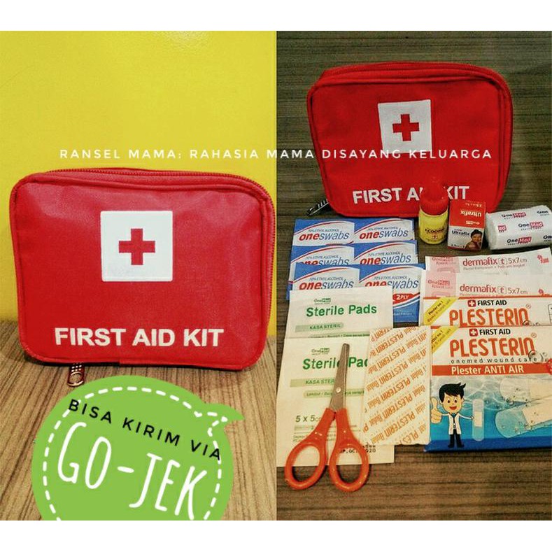 Promo Harga Murah Kotak P3k Lengkap First Aid Kit Bag Pouch Travel Tas Obat Mobil Rumah Shopee Indonesia