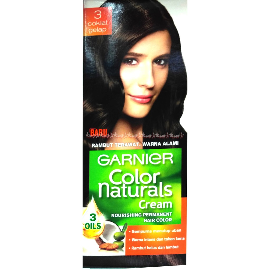 Warna Cat  Rambut  Garnier Dark Brown 