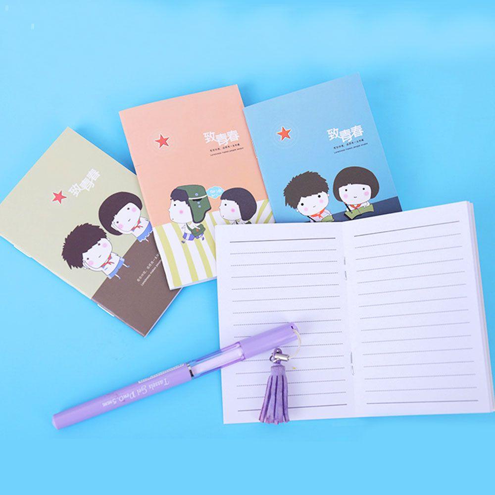 Pineapple 5PCS/5Books Mini Pocket Notepad Siswa Mudah Dibawa Diary Kartun Notebook